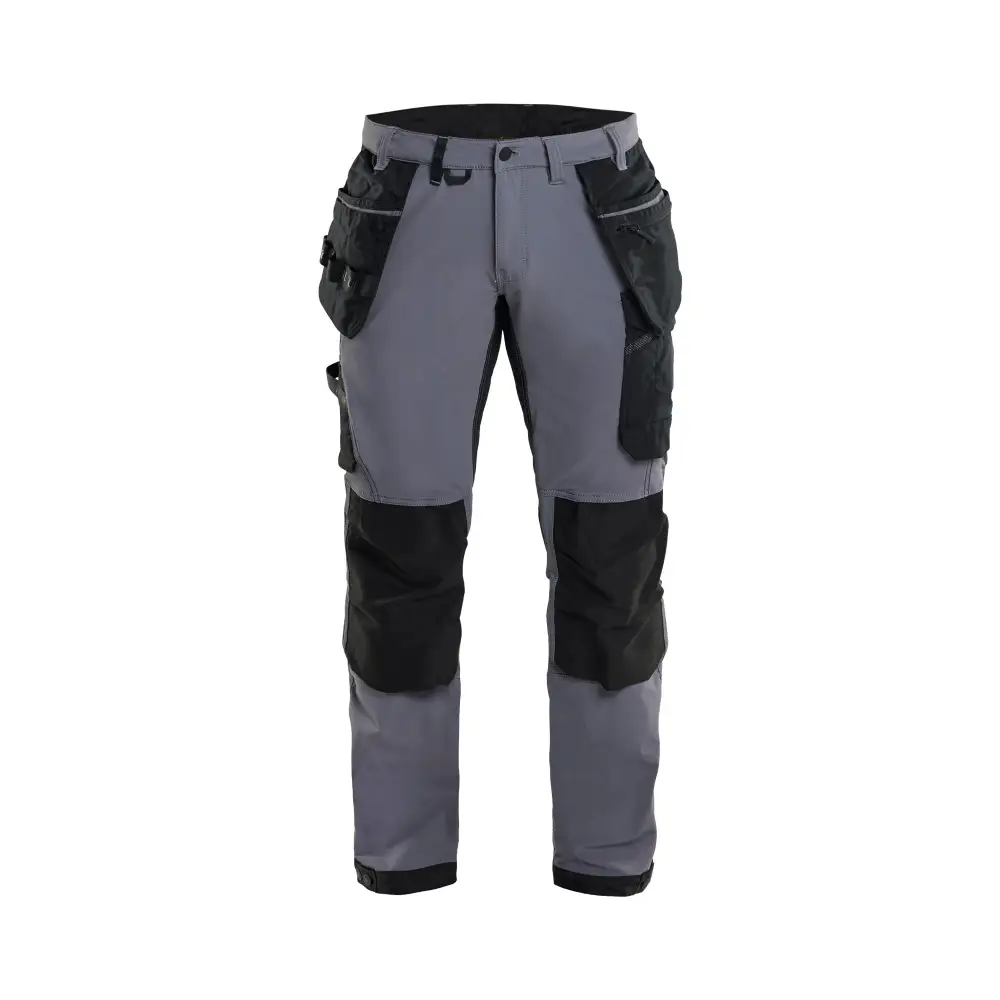 Blåkläder Craftsman trousers 4-way stretch 15221645 - Mid grey/Black / C146