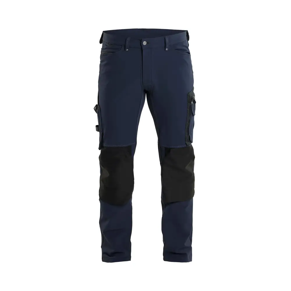 Blåkläder Craftsman trousers 4-way stretch without nail pockets X1900 19891644 - Dark Navy/Black / C146
