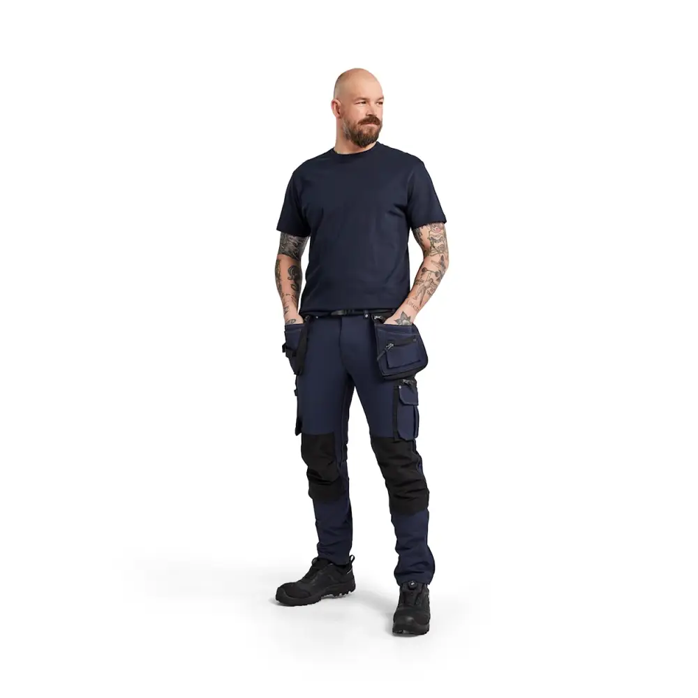 Blåkläder Craftsman trousers 4-way stretch X1900 19981644 - Dark Navy/Black / C146