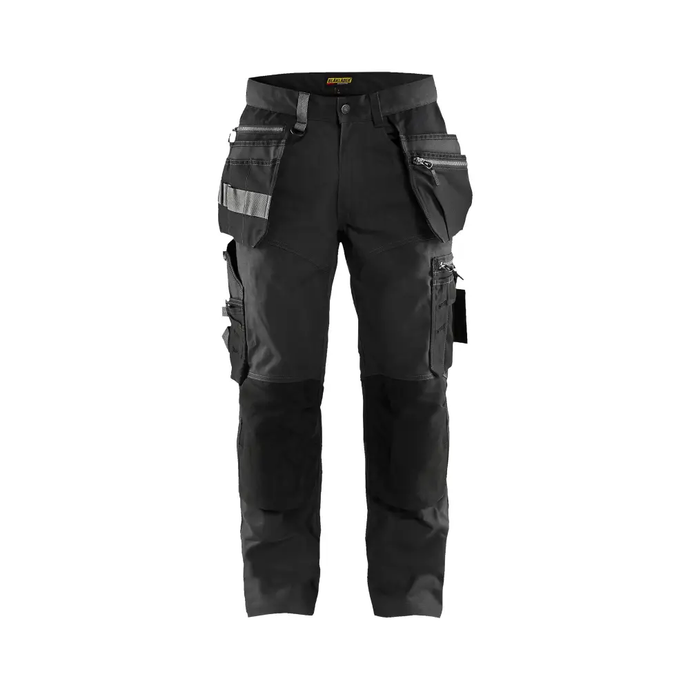 Blåkläder Craftsman Trousers with stretch 15901343 - Dark grey/black / C146