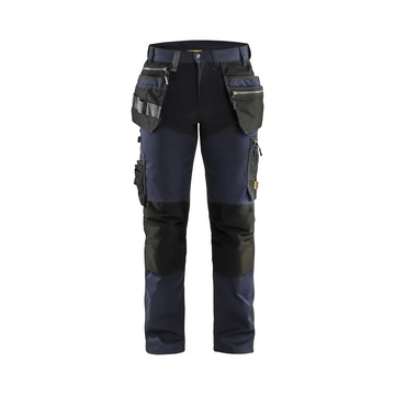 Blåkläder Craftsman trousers with stretch 15991860 - Dark Navy/Black / C146