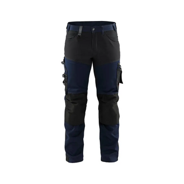 Blåkläder Craftsman Trousers with Stretch 17991860 - Dark Navy/Black / C144