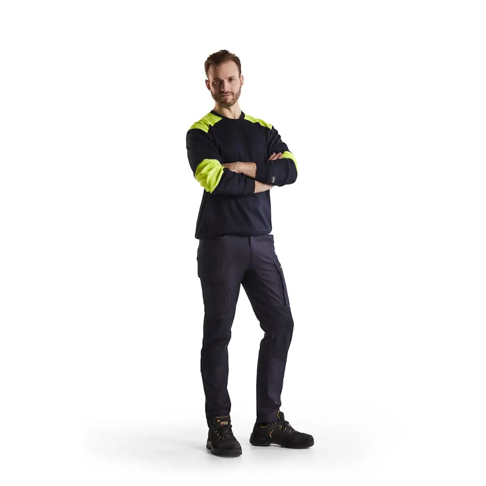 Blåkläder Flame resistant inherent trousers with stretch 14861512 - Navy blue / C44
