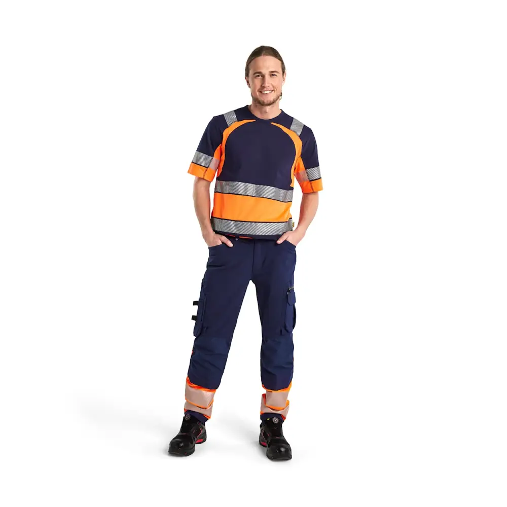 Blåkläder Hi-Vis 4-way-stretch trousers without nail pockets 11931642