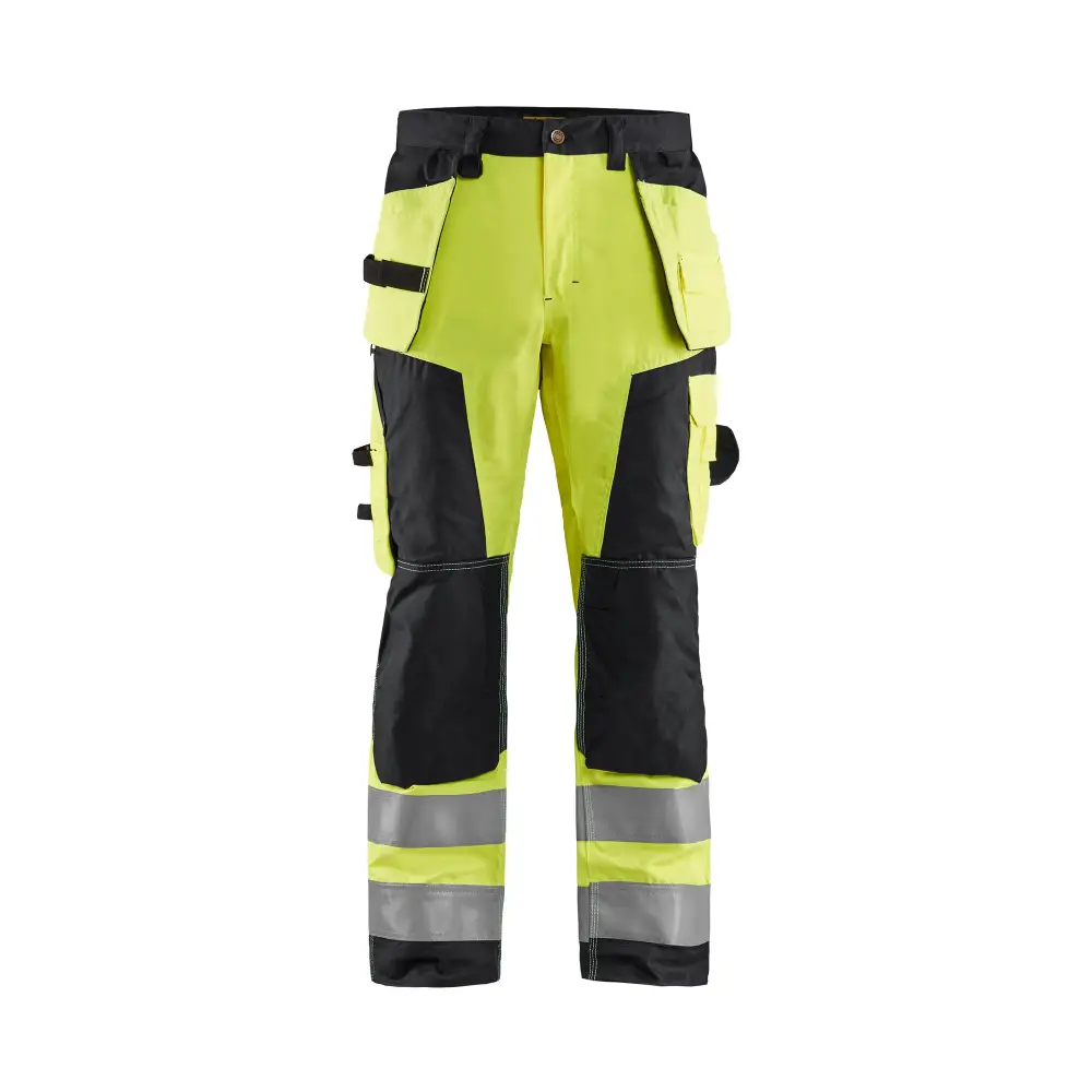 Blåkläder Hi-Vis craftsman trousers 15681811 - Hi-vis yellow/Black / C44