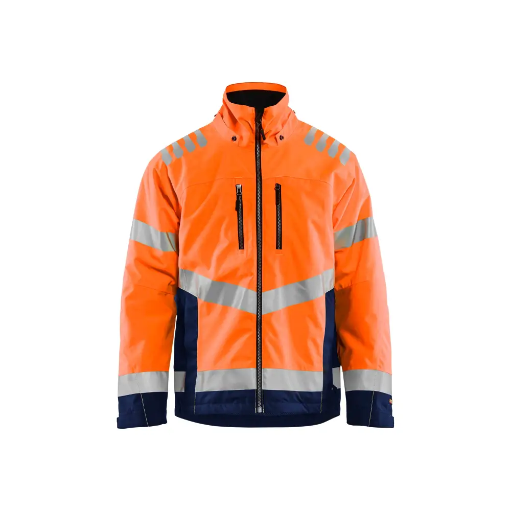 Blåkläder Hi-Vis Lightweight lined Winter Jacket 47801977 - Orange/Navy blue / 4XL