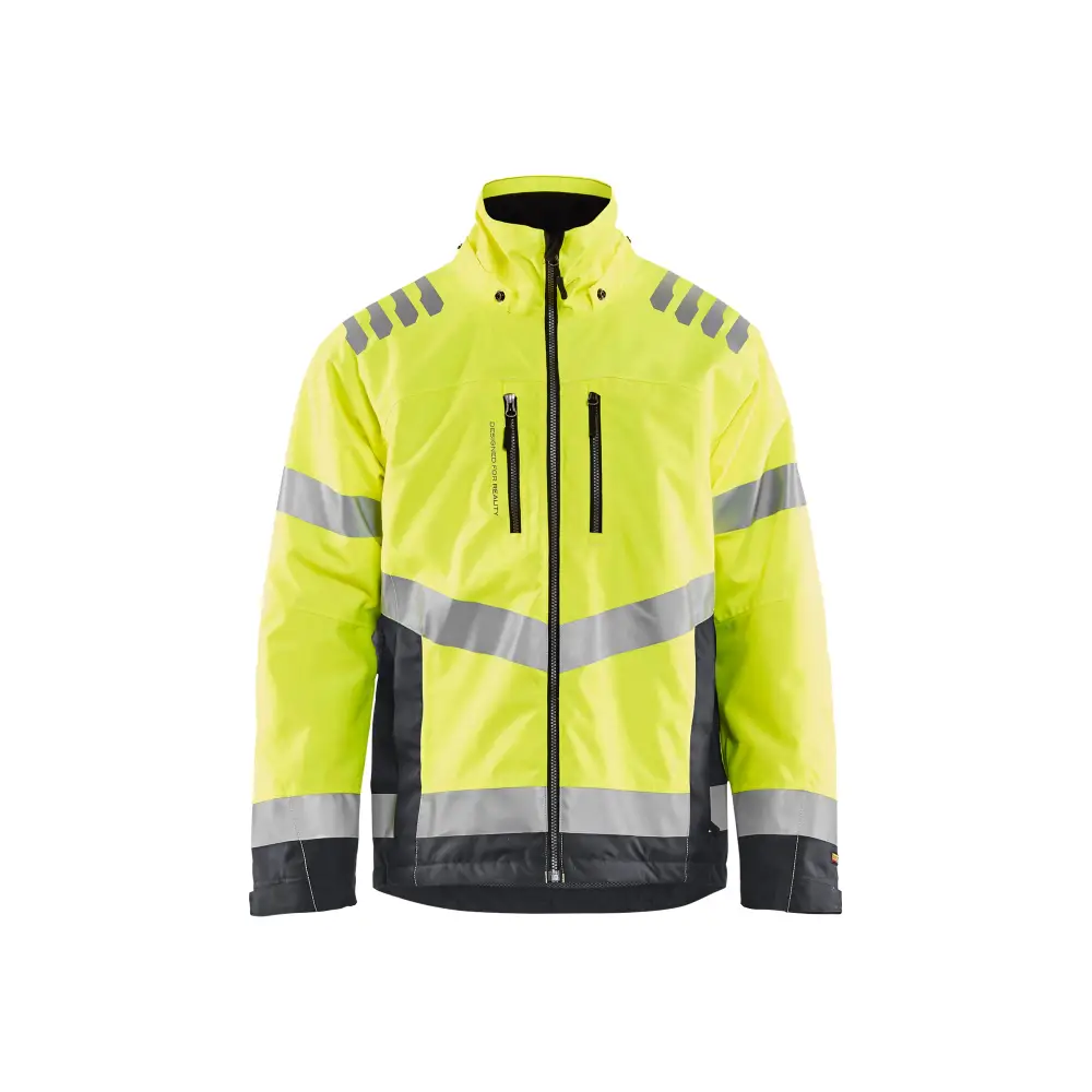 Blåkläder Hi-Vis Lightweight lined Winter Jacket 47801977 - Hi-vis yellow/Mid grey / 4XL