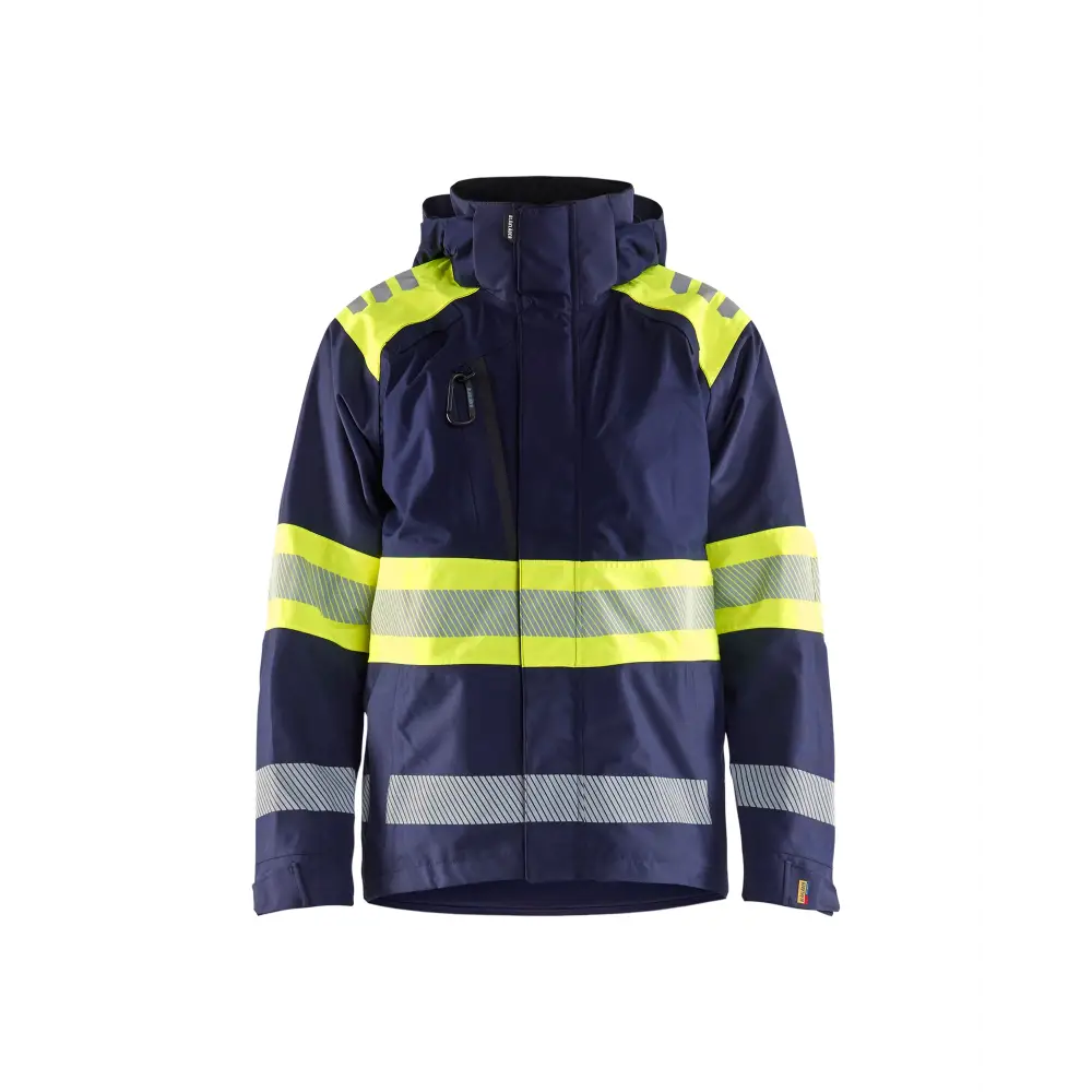 Blåkläder Hi-Vis Shell Jacket 44201977 - Navy blue/Hi-vis yellow / 4XL