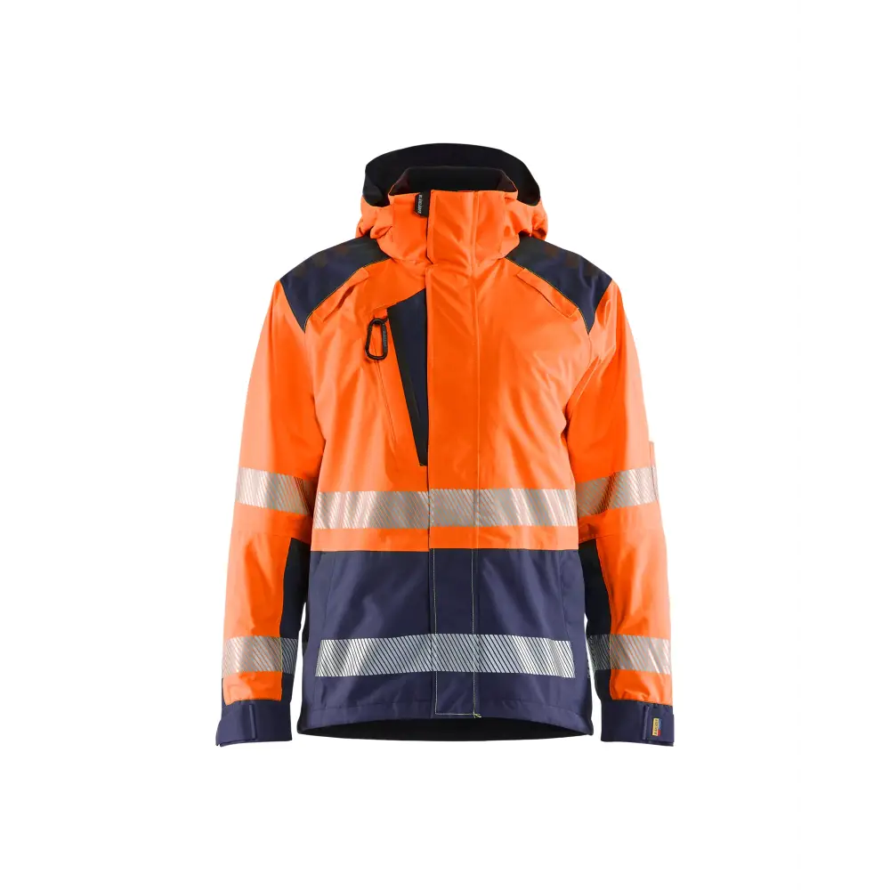 Blåkläder Hi-Vis Shell Jacket 44351987 - Orange/Navy blue / 4XL