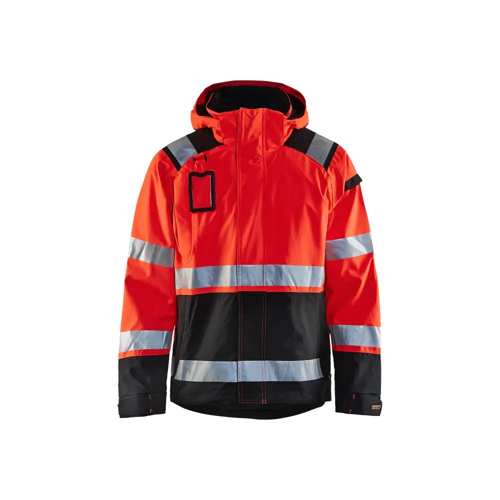 Blåkläder Hi-Vis shell jacket 49871987 - Red hi-vis/black / 4XL