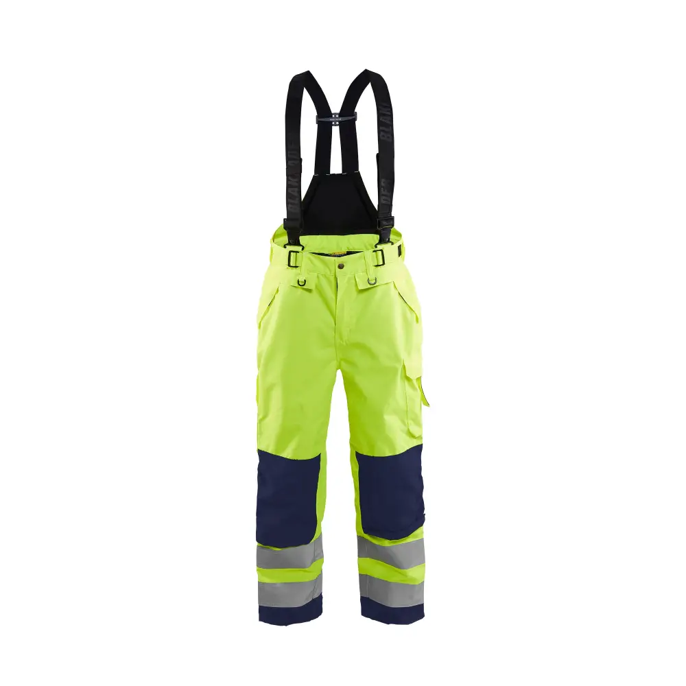 Blåkläder Hi-Vis Shell trousers 18671977 - Hi-vis yellow/navy blue / C146