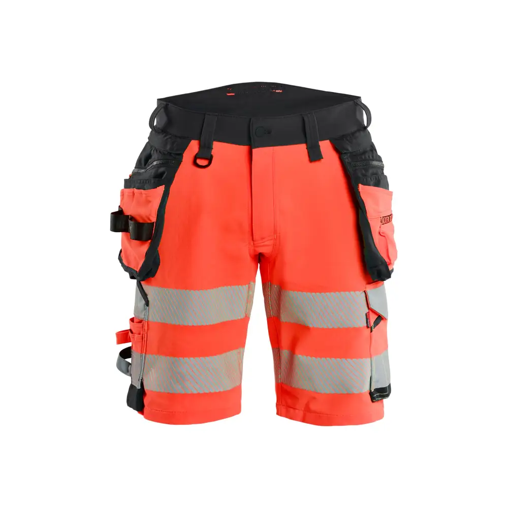 Blåkläder Hi-Vis shorts 4-way stretch 11201648 - Red hi-vis/black / C44