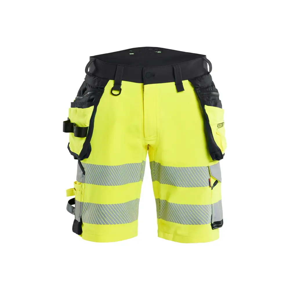 Blåkläder Hi-Vis shorts 4-way stretch 11201648 - Hi-vis yellow/Black / C44