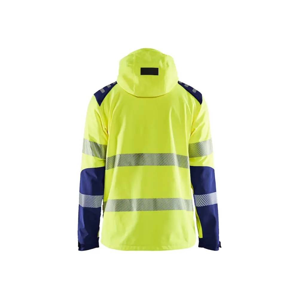 Blåkläder Hi-Vis Softshell jacket 44912513 - Hi-vis yellow/navy blue / 4XL