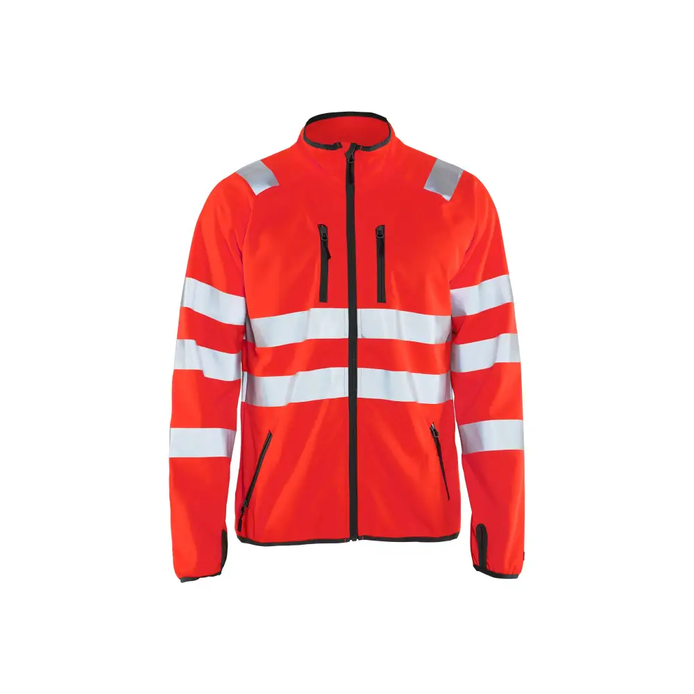 Blåkläder Hi-Vis Softshell Jacket 49062512 - Red hi-vis / 4XL