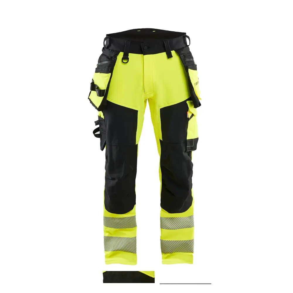 Blåkläder Hi-Vis trousers 4-way stretch 11221648 - Hi-vis yellow/Black / C144