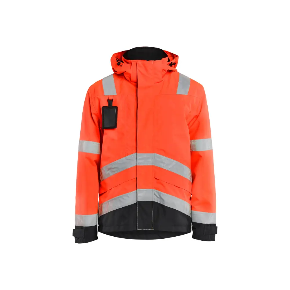 Blåkläder Hi-Vis Waterproof Jacket 48371977 - Red hi-vis/black / 4XL