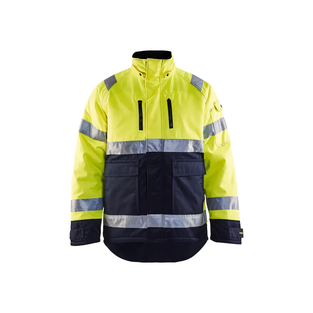 Blåkläder Hi-Vis Winter Jacket 48281900 - Hi-vis yellow/navy blue / L