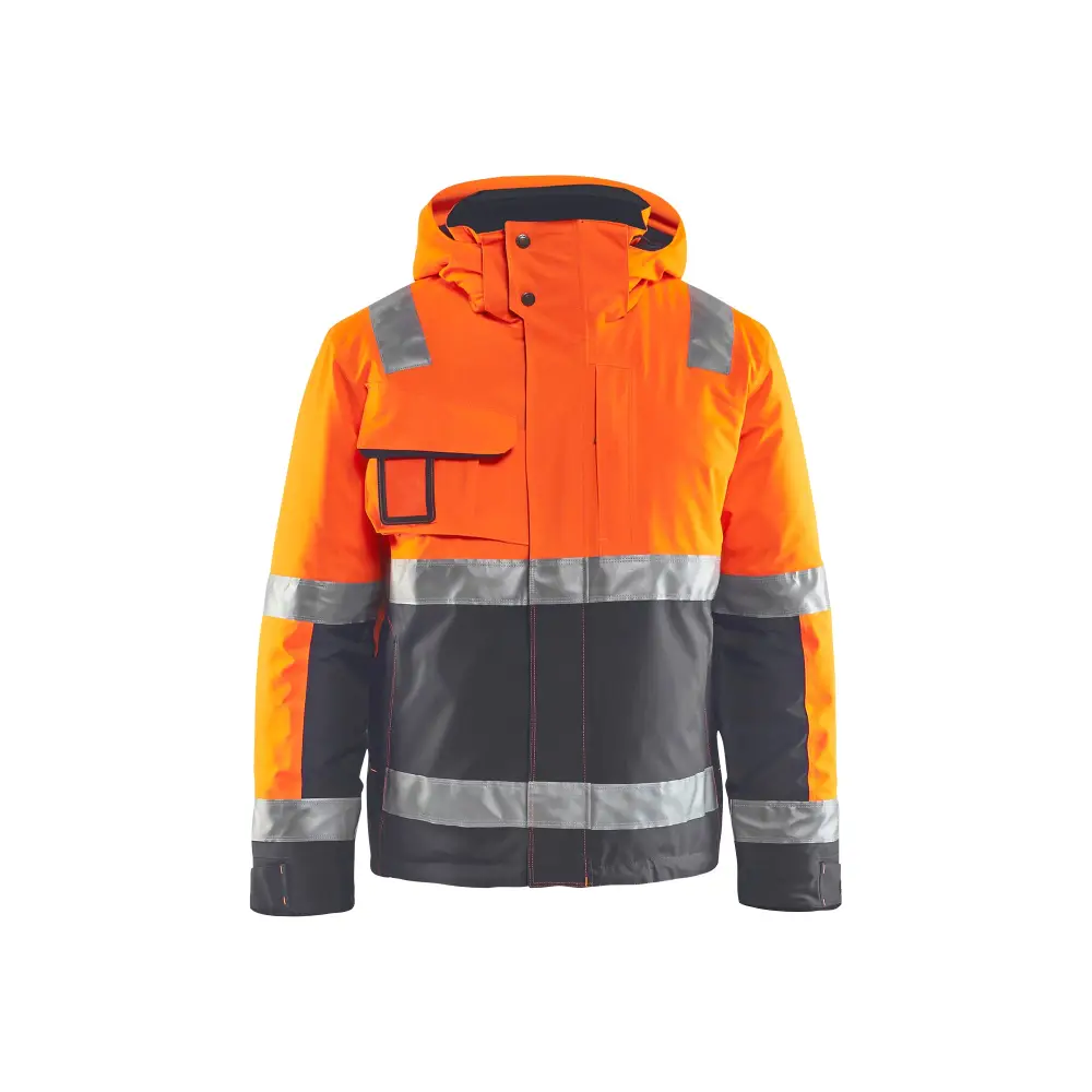 Blåkläder Hi-Vis Winter jacket 48701987 - Hi-Vis Orange/Mid grey / 4XL