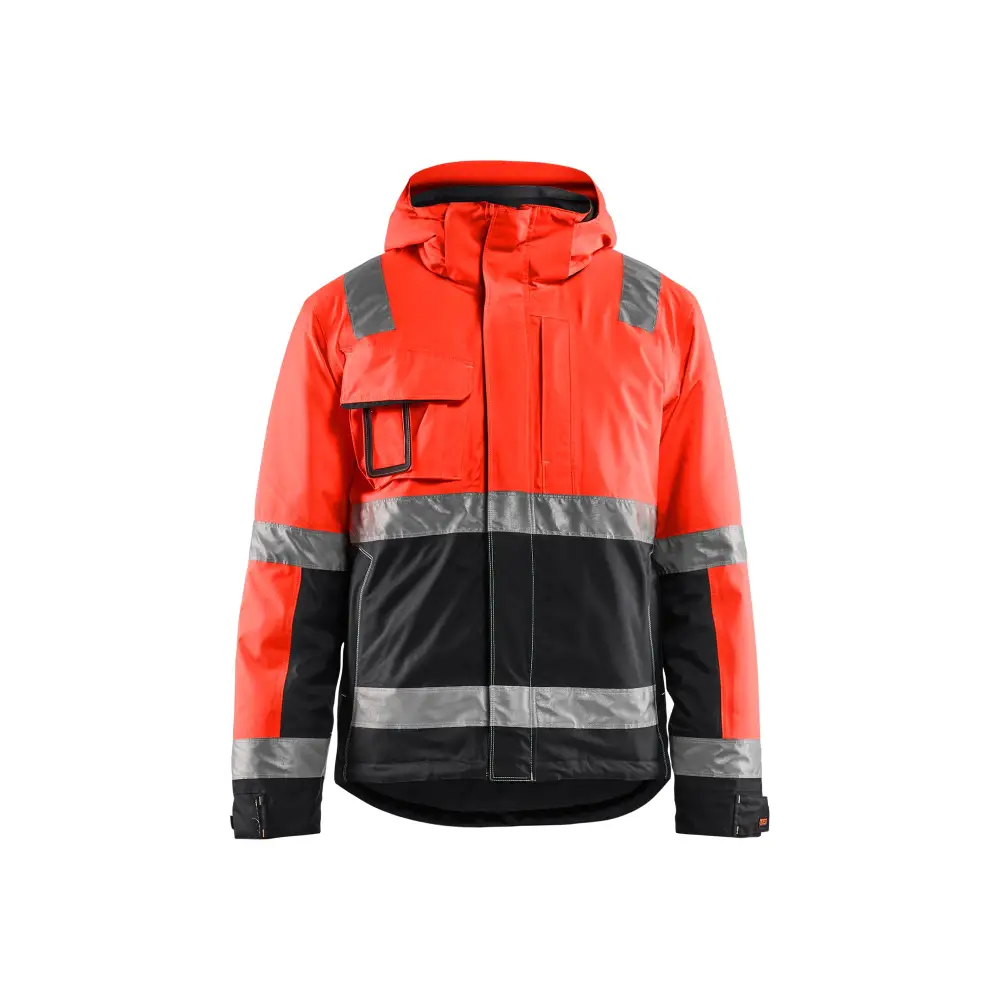 Blåkläder Hi-Vis Winter jacket 48701987 - Red hi-vis/black / 4XL