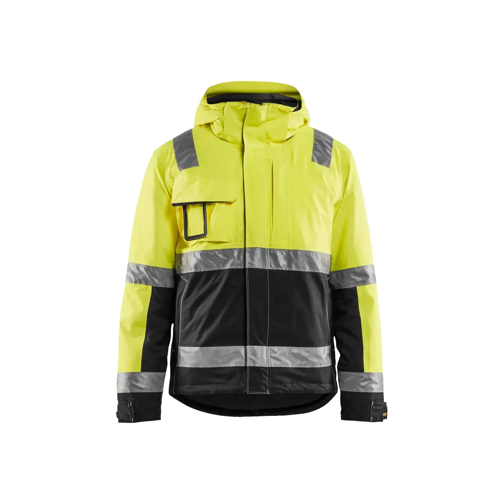 Blåkläder Hi-Vis Winter jacket 48701987 - Hi-vis yellow/Black / 4XL