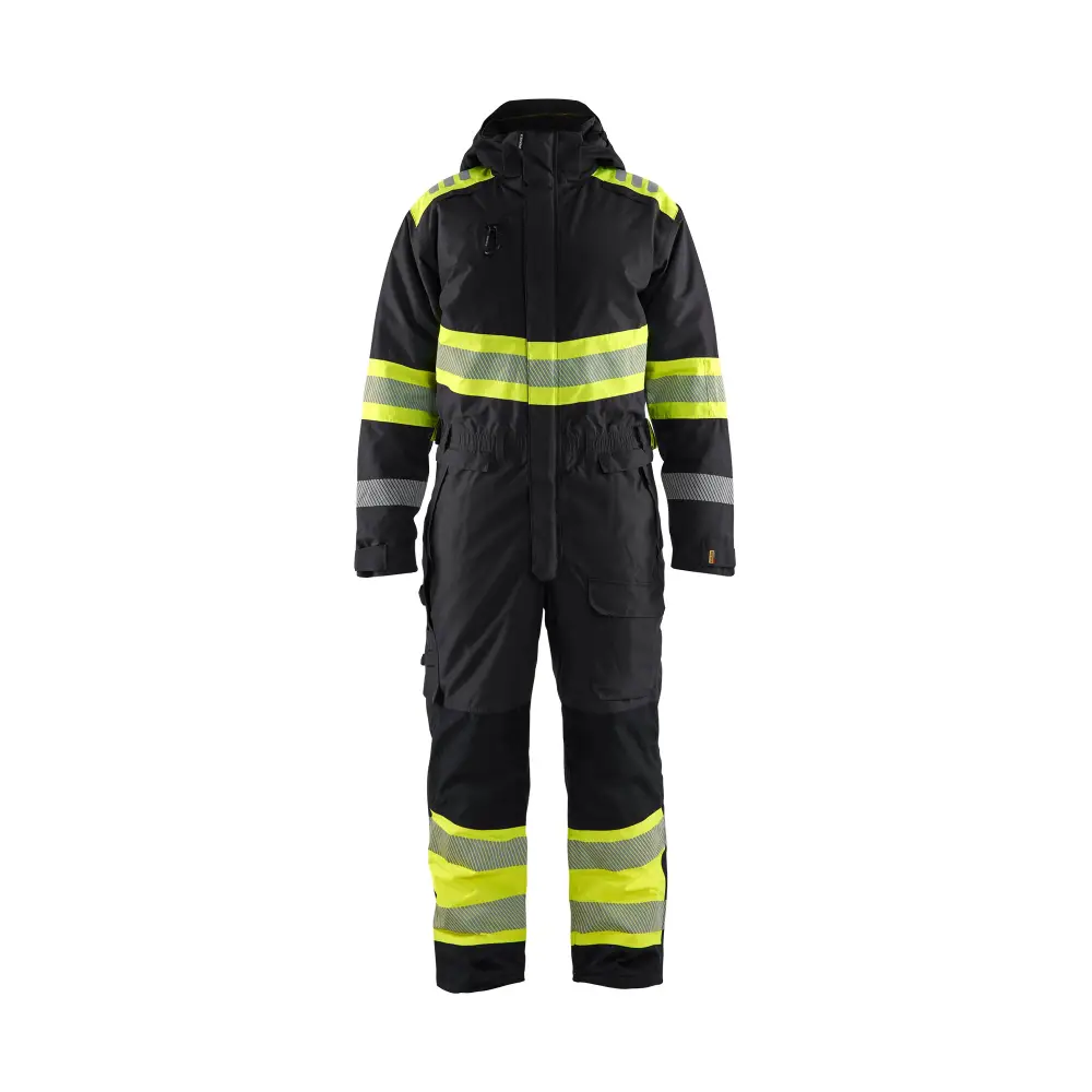 Blåkläder Hi-Vis Winter Overall 67201977 - Black/Hi-vis yellow / 4XL