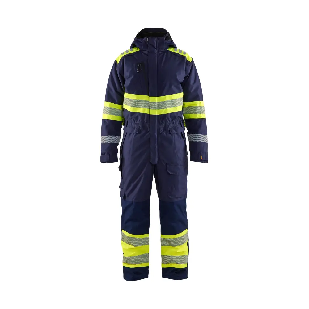 Blåkläder Hi-Vis Winter Overall 67201977 - Navy blue/Hi-vis yellow / 4XL