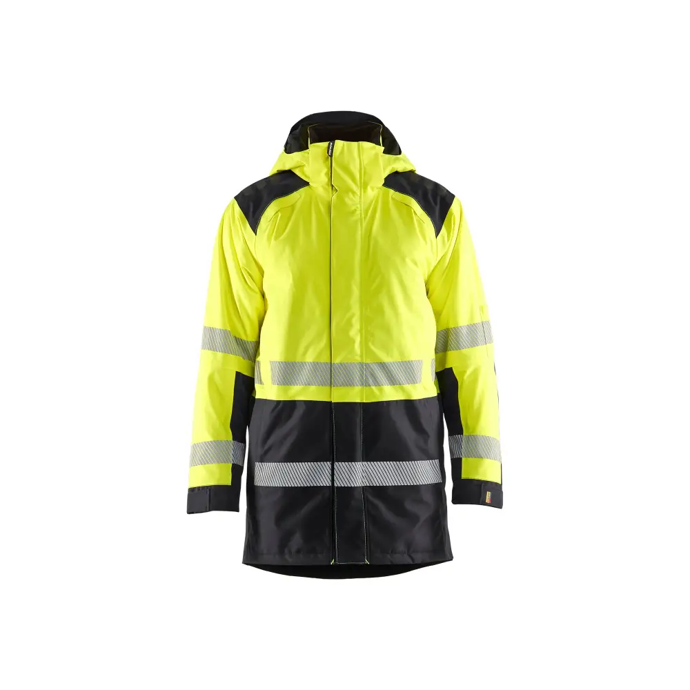 Blåkläder Hi-Vis Winter Parka 44571987 - Hi-vis yellow/Black / 4XL