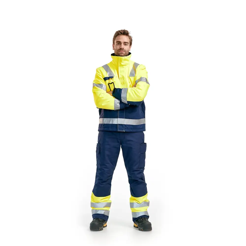 Blåkläder Hi-Vis Winter trousers 18621811 - Hi-vis yellow/navy blue / C146