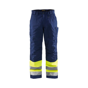 Blåkläder Hi-Vis Winter trousers 18621811 - Hi-vis yellow/navy blue / C146