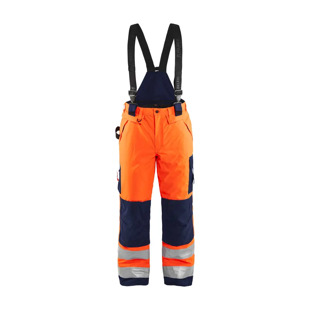 Blåkläder Hi-Vis Winter Trousers 18851977 - Orange/Navy blue / C146