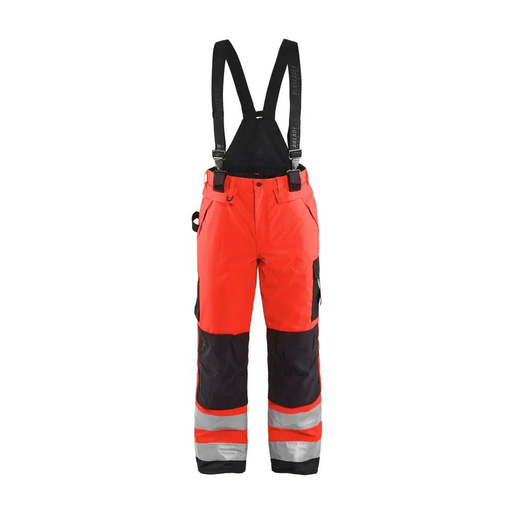 Blåkläder Hi-Vis Winter Trousers 18851977 - Red hi-vis/black / C146