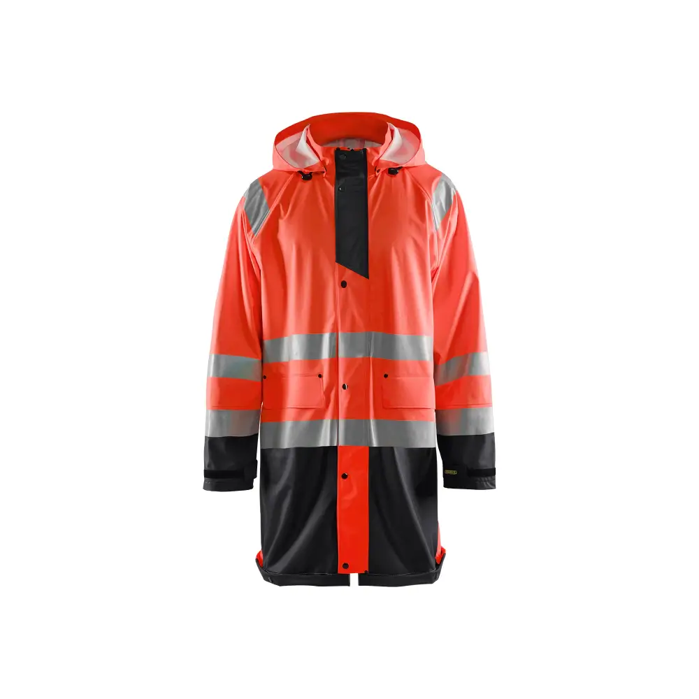 Blåkläder Rain Jacket Hi-Vis LEVEL 1 43242000 - Red hi-vis/black / 4XL