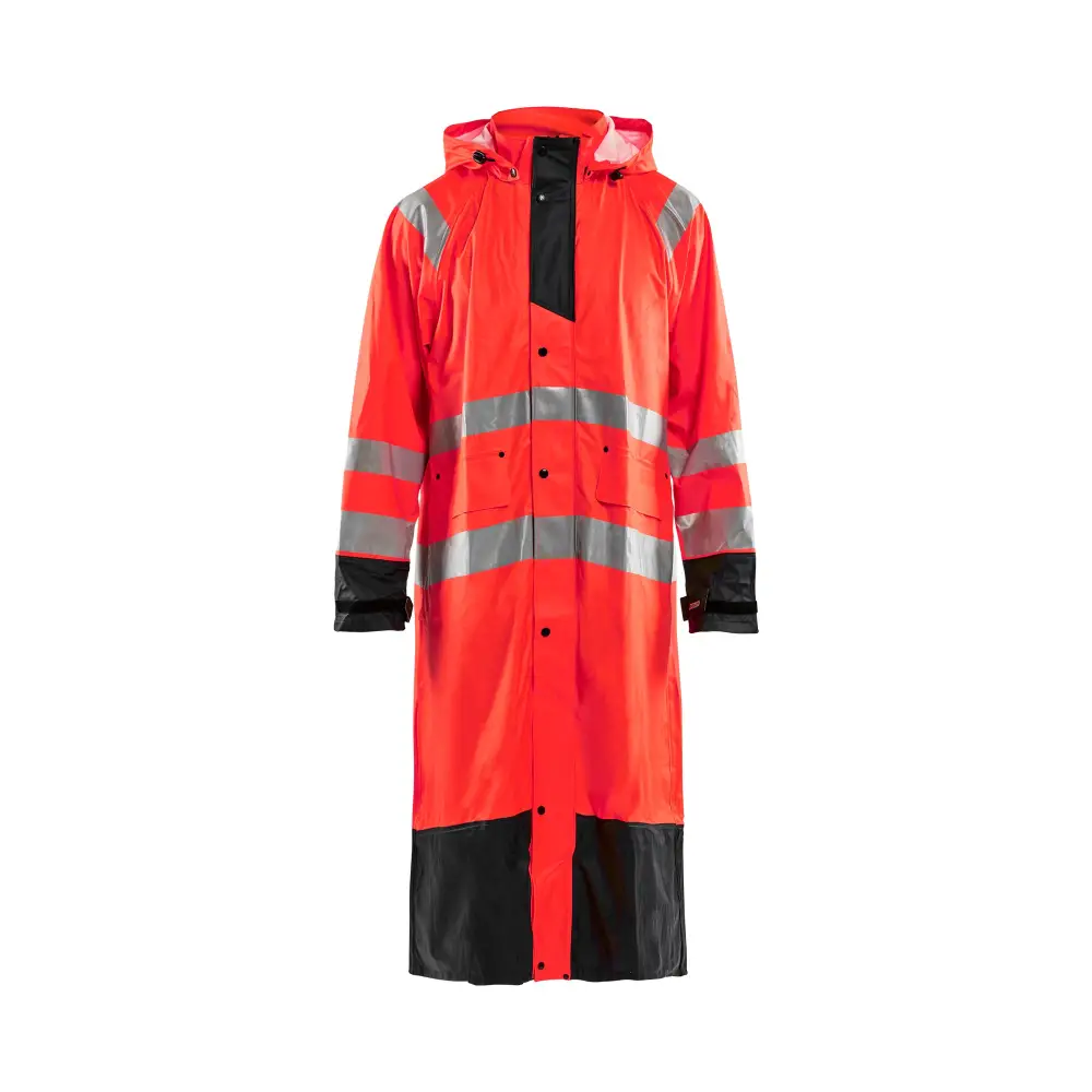 Blåkläder Rain Jacket Hi-Vis LEVEL 1 43252000 - Red hi-vis/black / 4XL