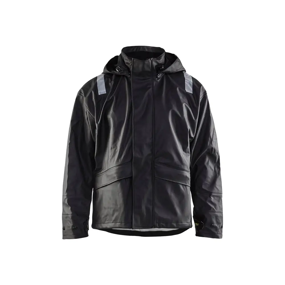 Blåkläder Rain jacket Hi-Vis Level 2 43022003 - Black / 4XL