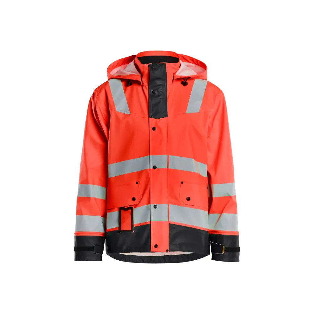 Blåkläder Rain jacket Hi-Vis Level 2 43022003 - Red hi-vis/black / 4XL