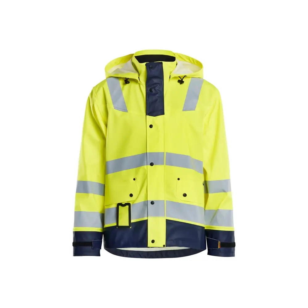 Blåkläder Rain jacket Hi-Vis Level 2 43022003 - Hi-vis yellow/navy blue / 4XL