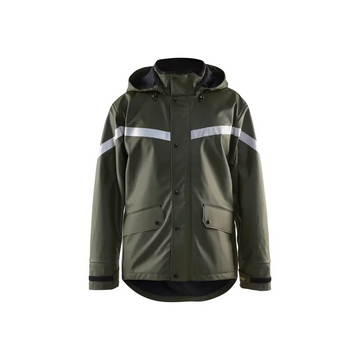 Blåkläder Rain jacket LEVEL 2 43052003 - Army green / 4XL