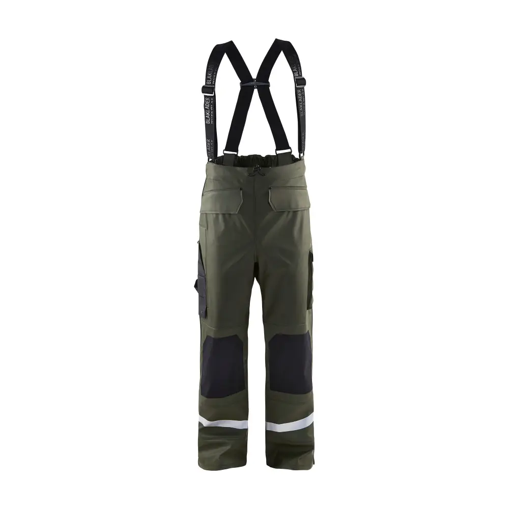 Blåkläder Rain trousers LEVEL 2 13052003 - Army green / 4XL