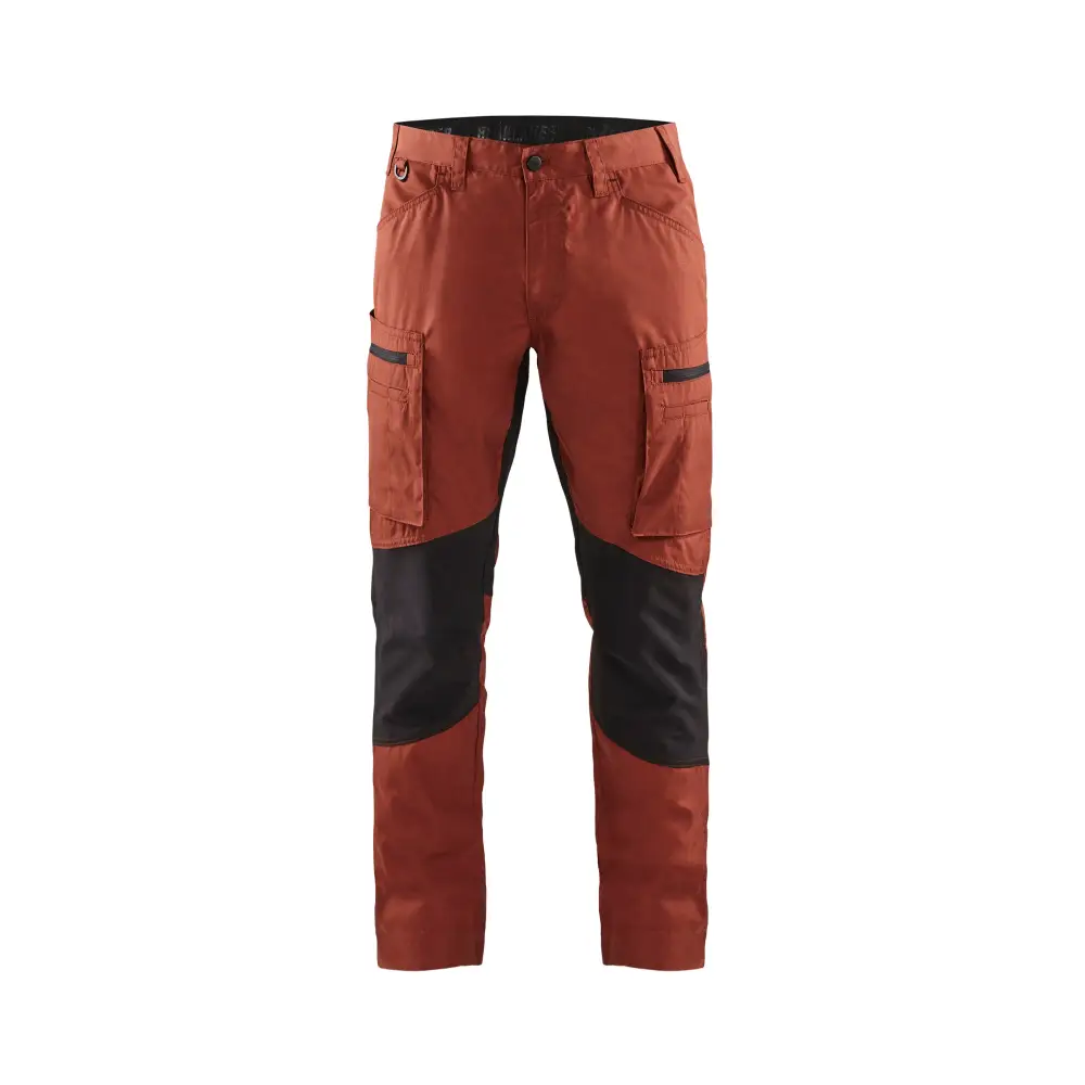 Blåkläder Service Trousers with Stretch 14591845 - Burned Red/Black / C44
