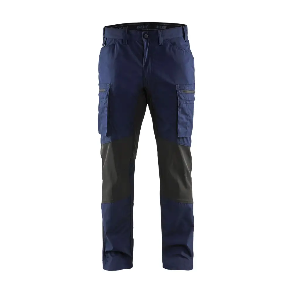 Blåkläder Service Trousers with Stretch 14591845 - Navy blue/Black / C44