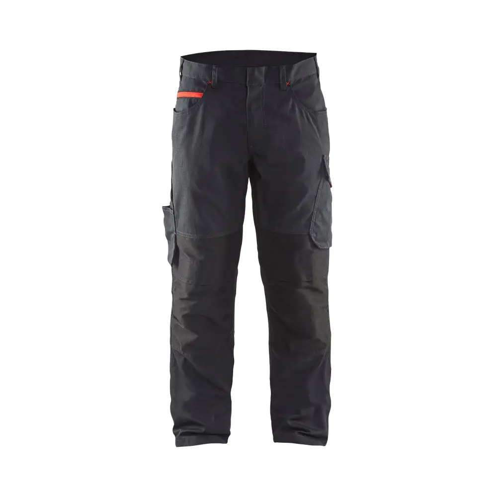 Blåkläder Service Trousers with Stretch 14951330 - Black/Red / C146