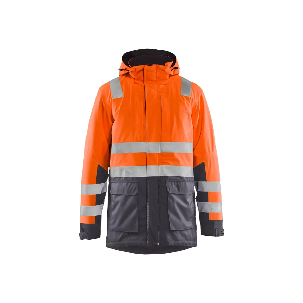 Blåkläder Winter Parka Hi-vis 44951987 - Hi-Vis Orange/Mid grey / 4XL