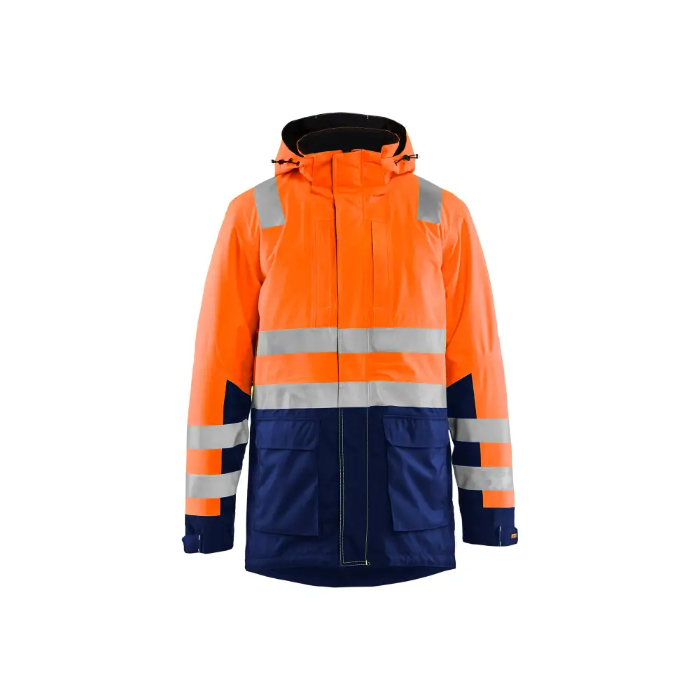 Blåkläder Winter Parka Hi-vis 44951987 - Orange/Navy blue / 4XL