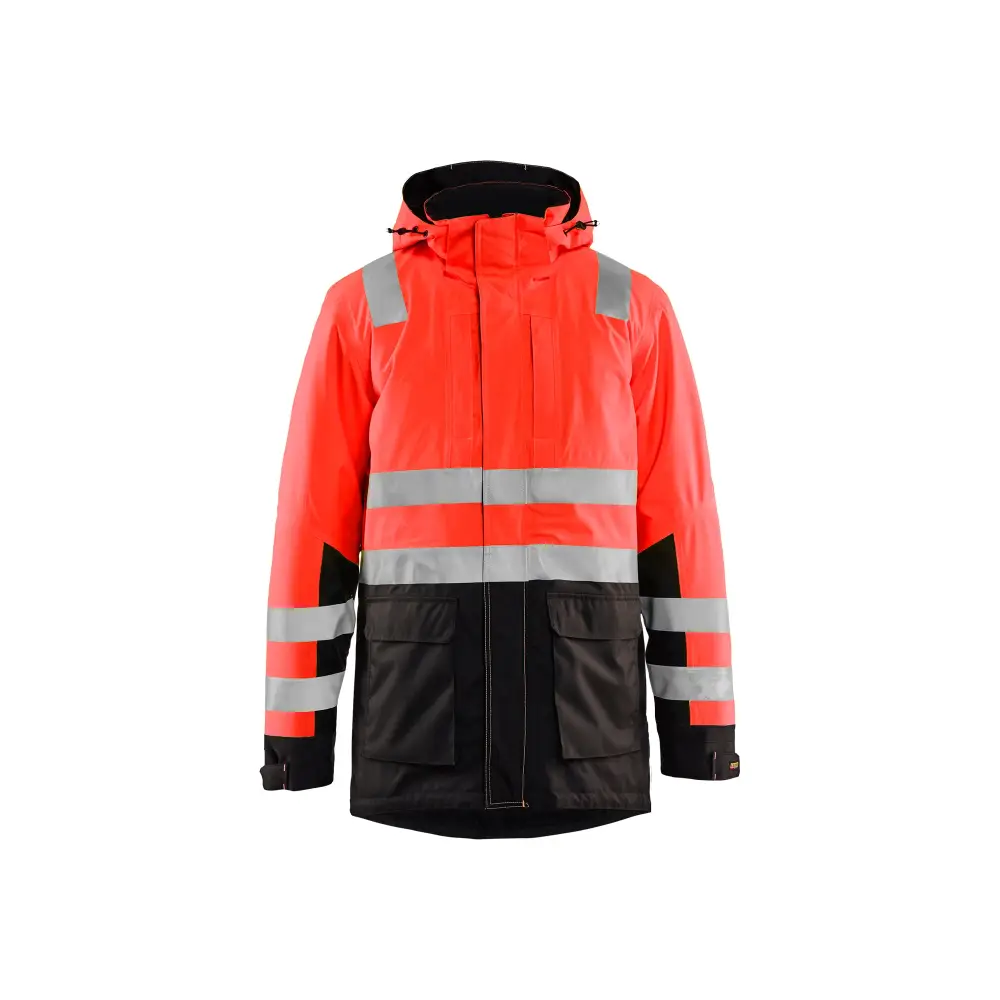 Blåkläder Winter Parka Hi-vis 44951987 - Hi-vis Red hi-vis/black / 4XL