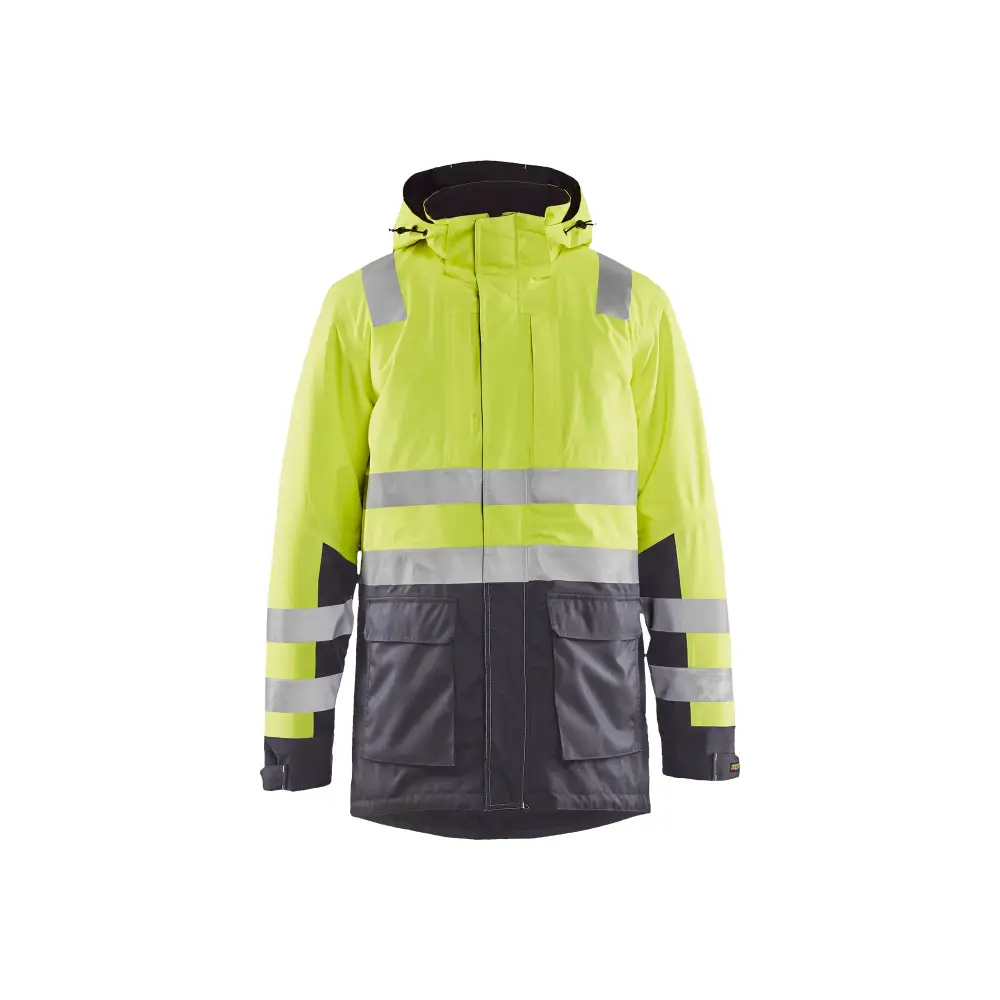 Blåkläder Winter Parka Hi-vis 44951987 - Hi-vis yellow/Mid grey / 4XL