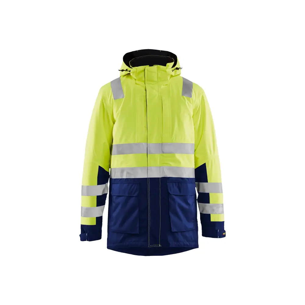 Blåkläder Winter Parka Hi-vis 44951987 - Hi-vis yellow/navy blue / 4XL
