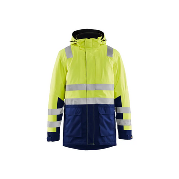 Blåkläder Winter Parka Hi-vis 44951987 - Hi-vis yellow/navy blue / 4XL