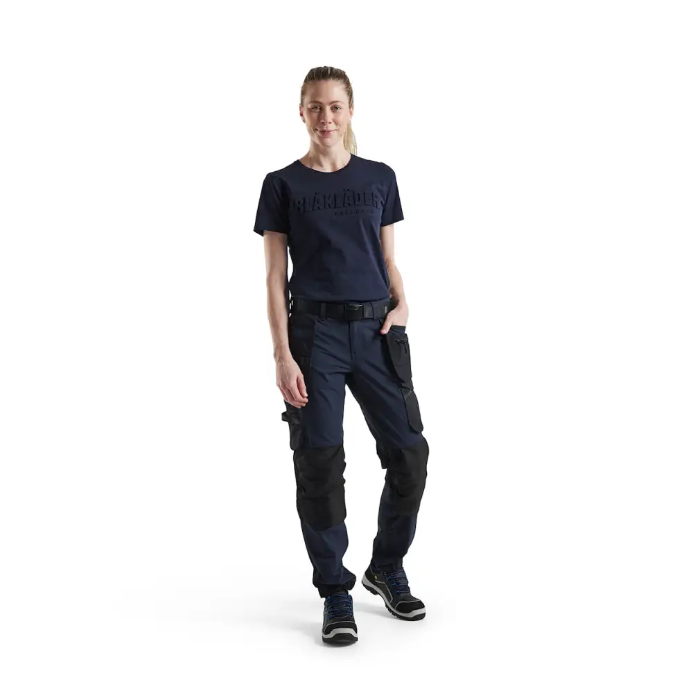 Blåkläder Women’s 4-way stretch craftsman trousers 71921645 - Dark Navy/Black / C32