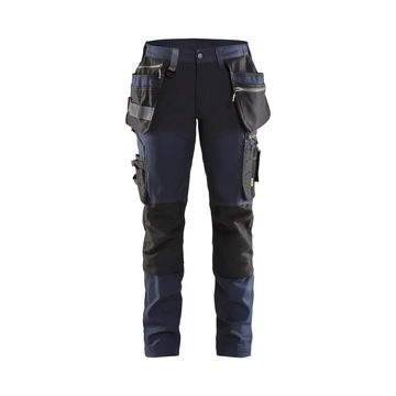Blåkläder Women’s craftsman trousers with Stretch 71151343 - Dark Navy/Black / C32